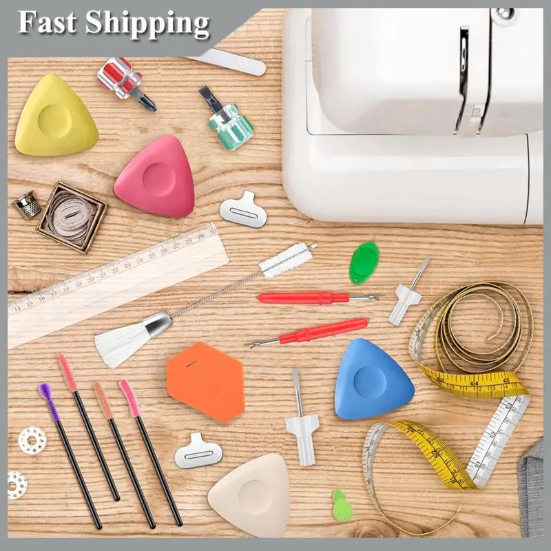 A91P Sewing Machine Cleaning & Repair Tool Kit For Easy Thread Picking Clean Up Crevice Dust.