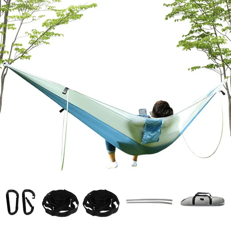 

Tree Hammocks For Outside Lightweight Portable Hammock Camping Nylon Parachute Hammock Camping Hammock Nylon Support Pole