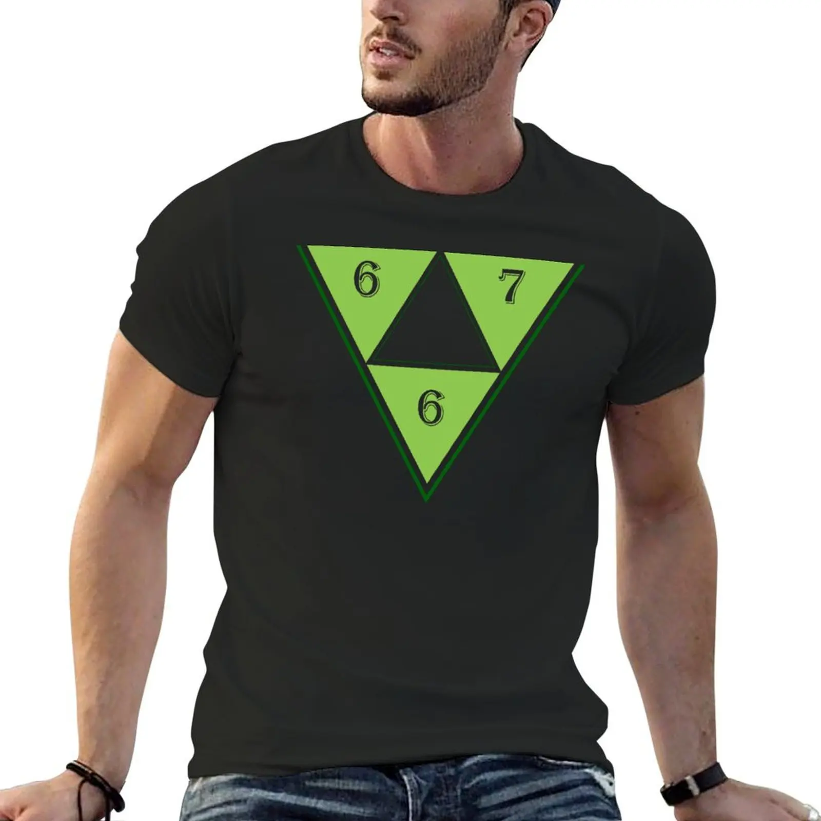 

667 Logo T-Shirt sweat Short sleeve tee football t shirt Men's cotton t-shirt