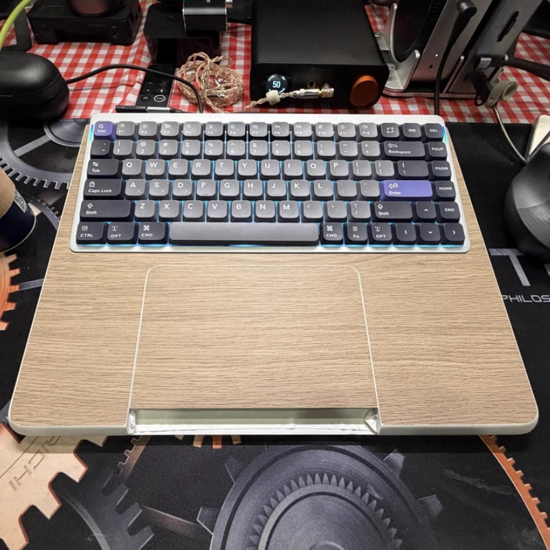 Ultra Thin and Portable Mechanical Keyboard Holder for NuPhy Air75 V2 Combination Control Board BaseProtection Wrist Rests Gifts