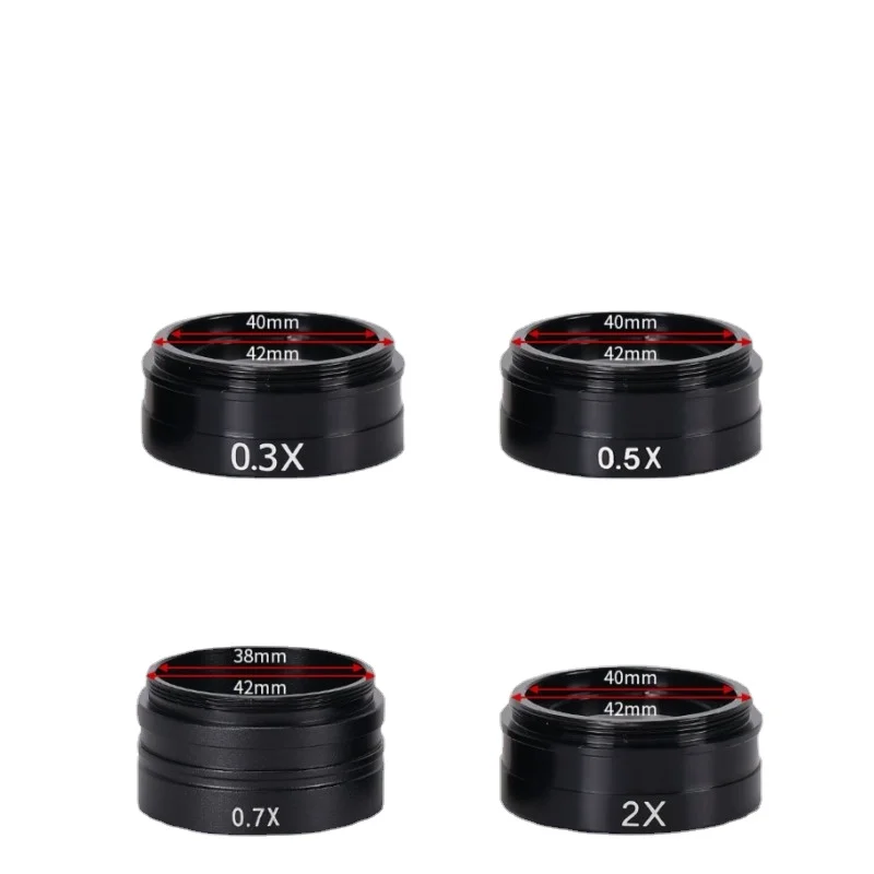 

XDC-10A Monocular Auxiliary Objective 0.3X/0.5X/0.7/2x Thread Interface