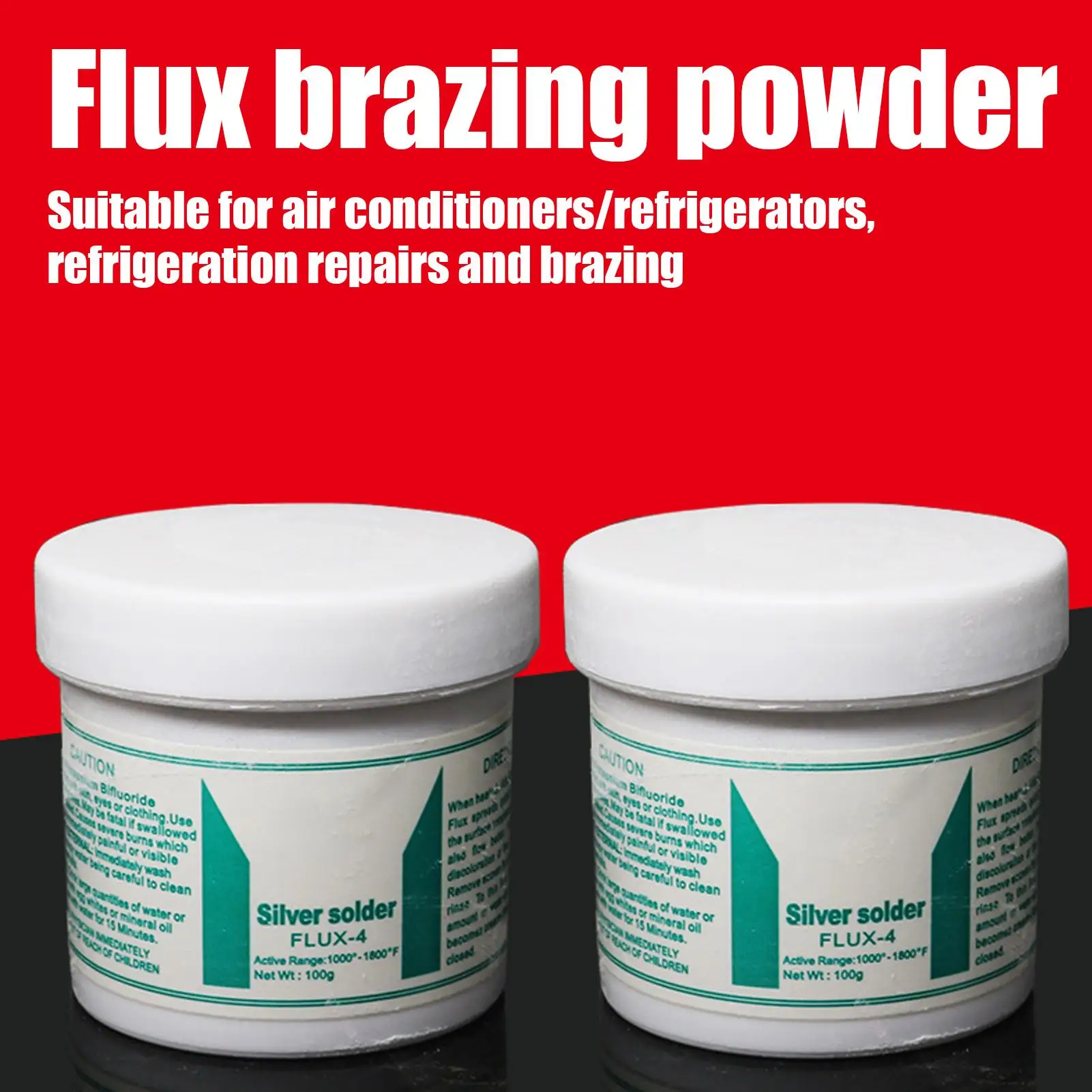 Silver Brazing Flux Powder for Jewelry Soldering High Temperature - Easy Application for Gold Silver Copper Ring Repair Crafting