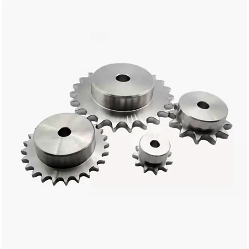 

304 Stainless Steel 08B Industrial Sprocket Wheel Convex Sprocket Pitch12.7mm 10T 11 12 13 14 15 16-48Teeth 4-points Chain Gear