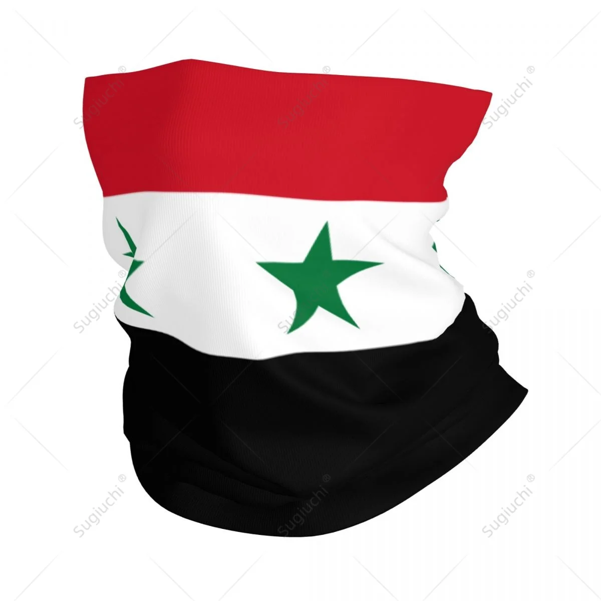 Unisex Syria Flag Neckerchief Scarf Neck Face Mask Scarves Neck Warmer Seamless Bandana Headwear Cycling Hiking - view 3