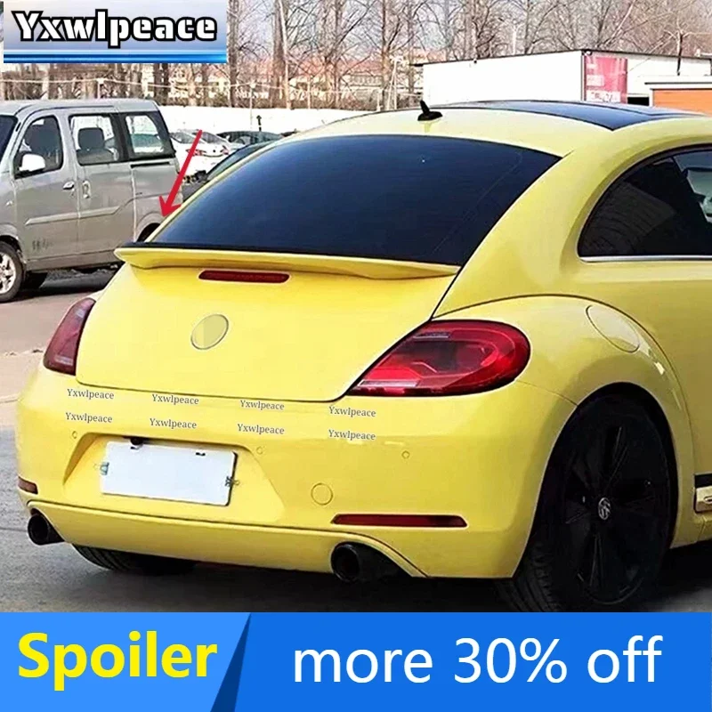 

For Volkswagen VW Beetle 2013 2014 2015 2016 High Quality ABS Plastic Primer Color Rear Trunk Lip Spoiler Body Kit Accessories