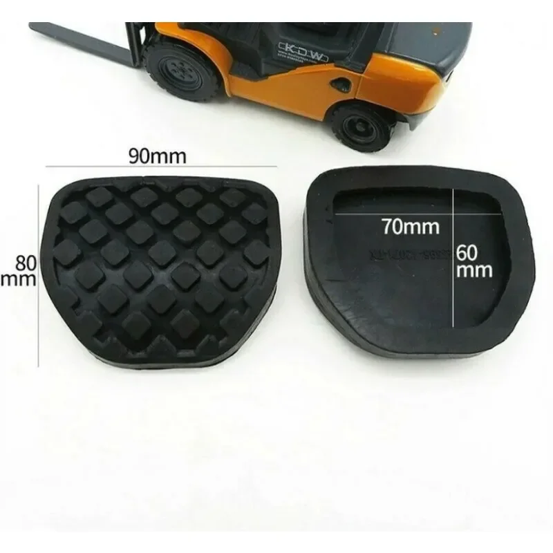 2PCS Forklift Clutch Brake Pedal Foot Pad Rubber Mat For HELI HANGCHA Machine