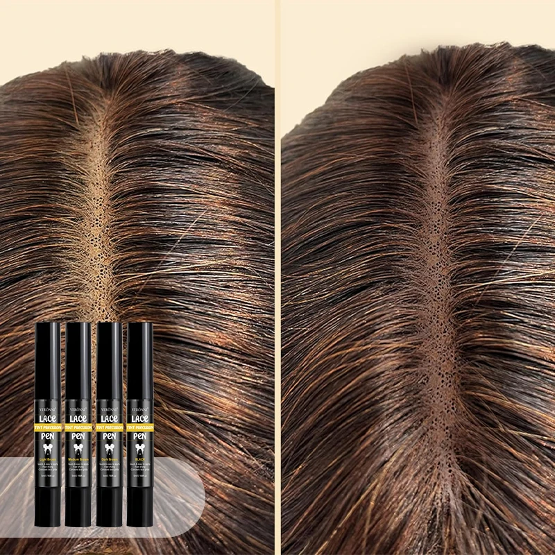 Precision Lace Parting Pen for Wigs-Precision Tinting,Long-Lasting Natural Seamless Hairline Hold for Flawless Wig Application