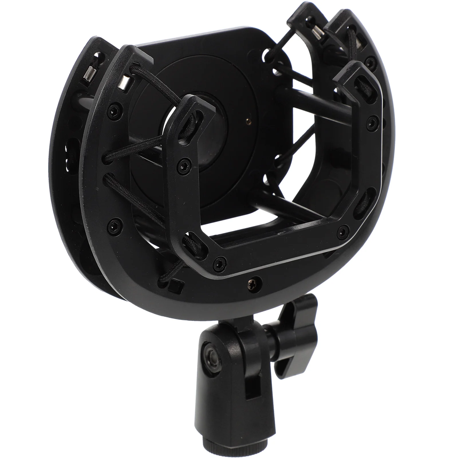 

Stable Holder Shockmount Black Anti Vibration Mic Stand Shockproof Rack For Conference Lectures Hosting Universal Compatibility