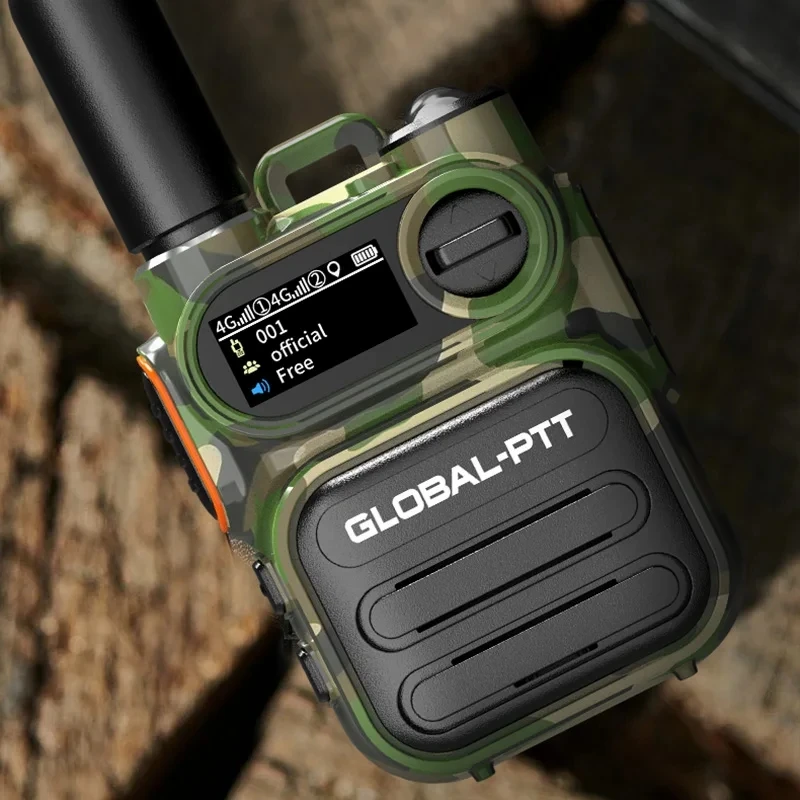 Global-PTT G388 Walkie Talkie Global Available POC 4G Mini Two-way Radio Internet Portable Profesional Long Range Communicator