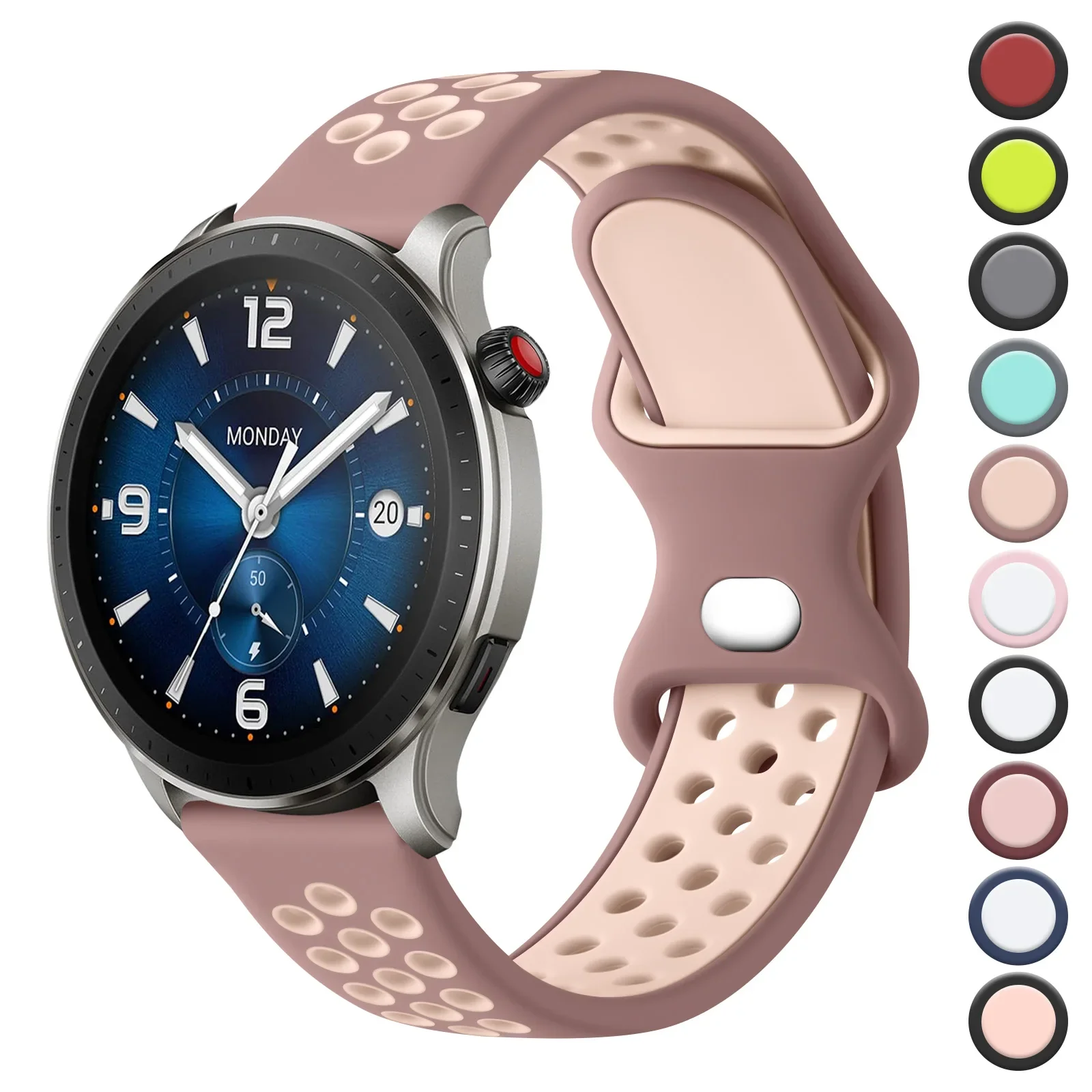 

Силиконовый ремешок 20 22 мм для Garmin Vivoactive 3 4/Venu 2 Plus/Venu Sq/Vivomove 3, ремешок для Forerunner 158 55 245 645 Music Correa