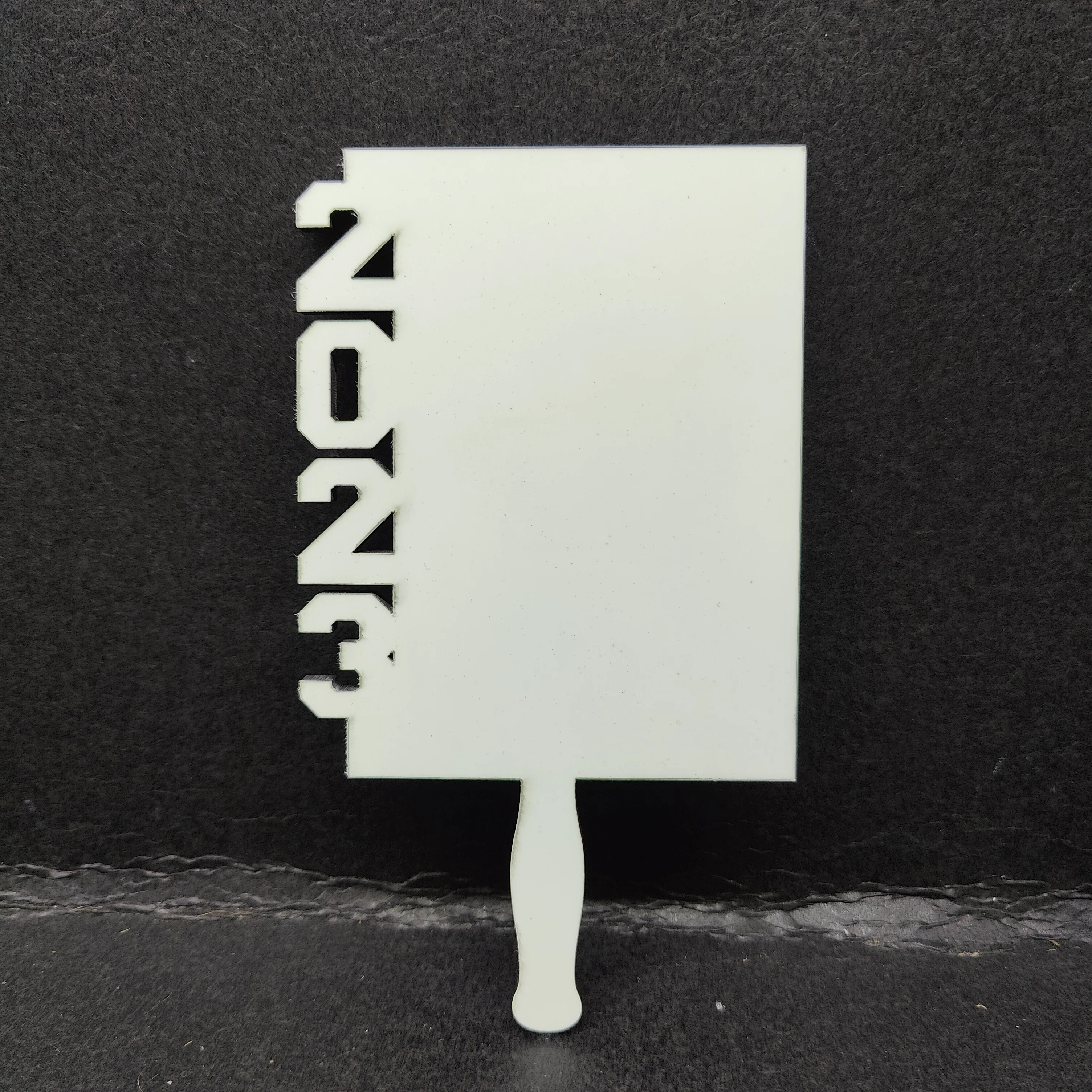 10 Pcs/Lot  6.9 x 10.6 inch Sublimation Blanks Grad 2024 Fans For Graduation/School Student Use