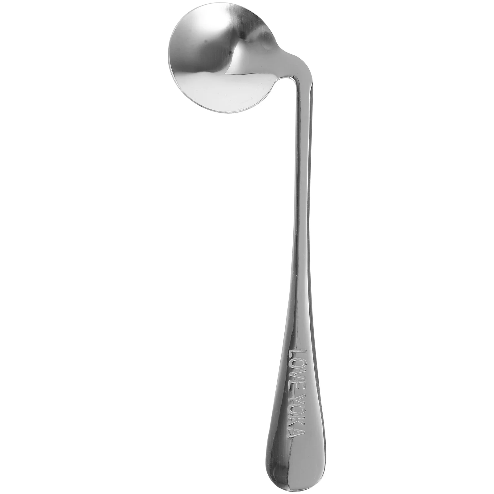 

Angled Spoon Fork Set Elderly Patients Stainless Steel Durable Feeding Utensils Travel Ergonomic Self Aids Health Care