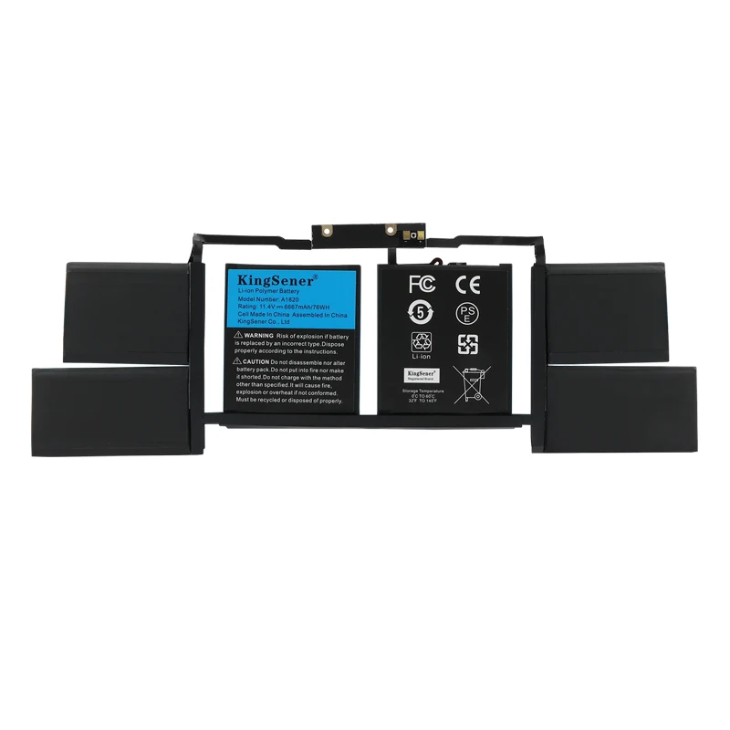 Bateria do laptopa KingSener A1820 do APPLE MACBOOK PRO 15" Retina A1707 rocznik 2016 2017 11.4V 6667mAh Wysoka Pojemność Darmowe Narzędzia — zdjęcie produktu 7