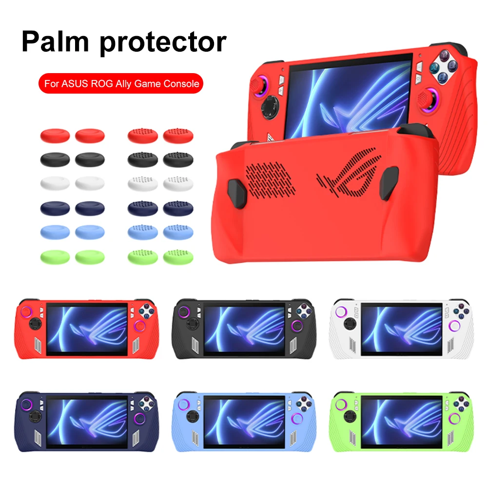 Game Console Case Soft Silicone Protective Cover Anti-Scratch Protective Case Dustproof Game Accessories for ASUS ROG Ally