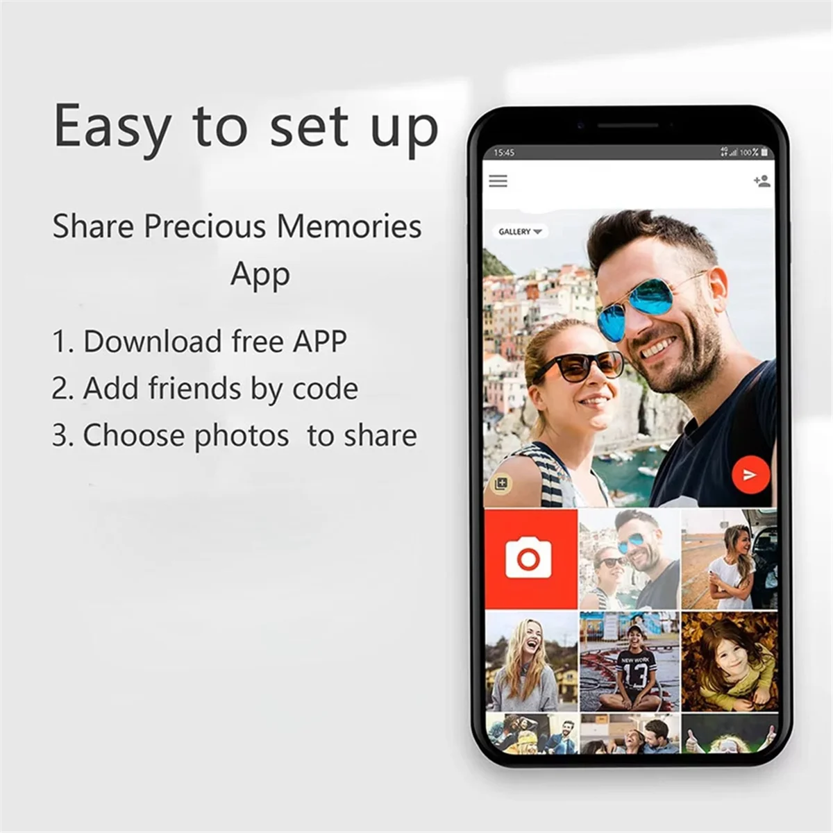 إطار صورة رقمي A002 10.1 بوصة 32 جيجا واي فاي إطار صور 1280 × 800 HD IPS شاشة تعمل باللمس دوران تلقائي مشاركة الصور عبر التطبيق (المملكة المتحدة)