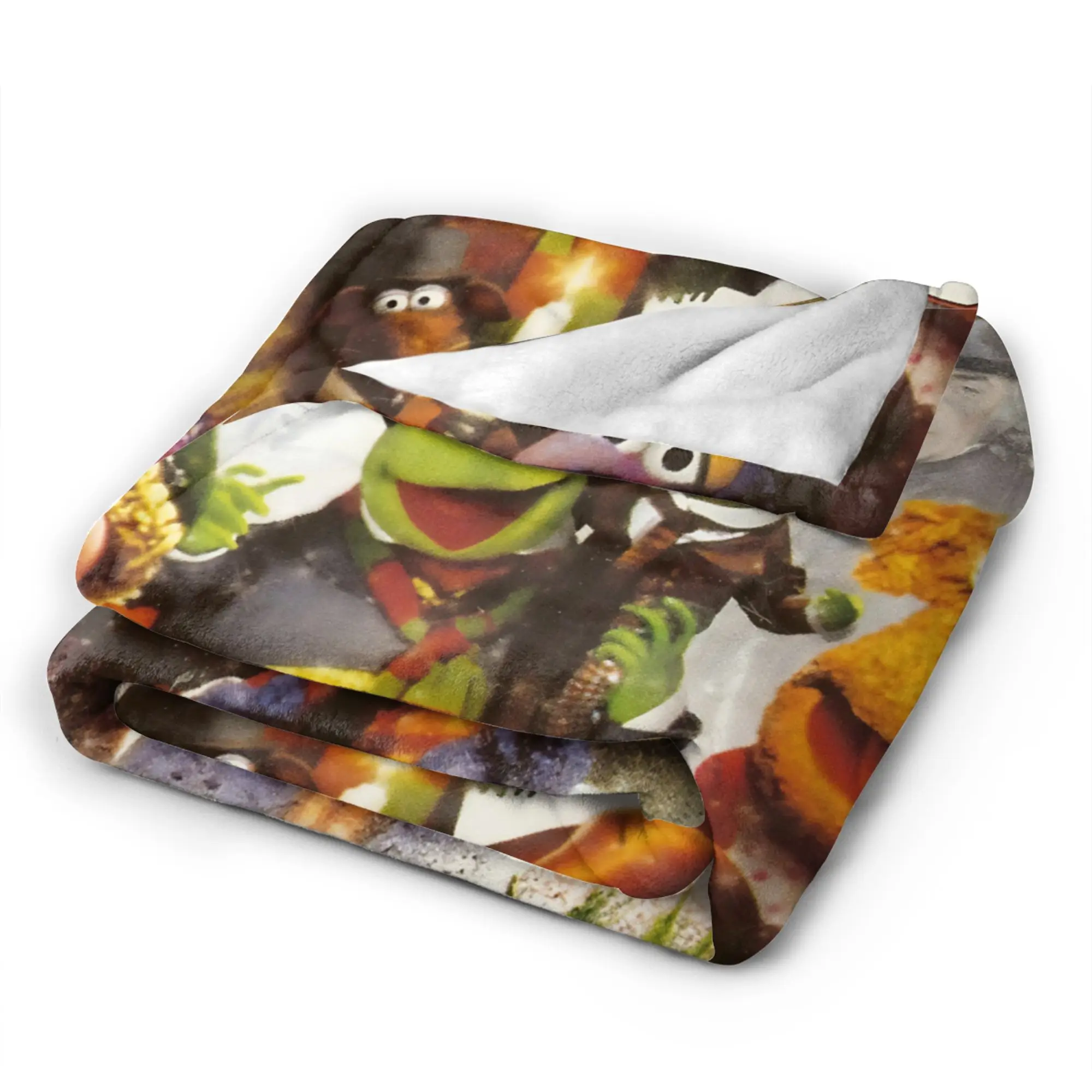 Muppet عيد الميلاد كارول بطانية قطيفة الفتيات الفتيان الفانيلا رمي بطانية للمنزل ديكور لينة مخصص المفرش هدية عيد ميلاد