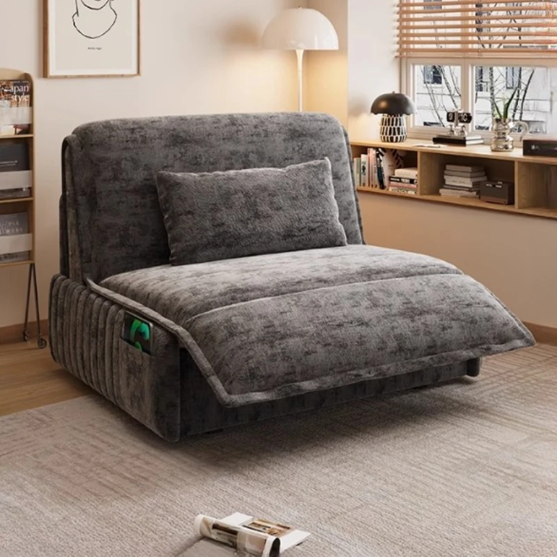 

Electric Recliner Sofa Bed Intelligent Multifunctional Single Person Retractable Sofa Bed Telescoping Living Room Furniture