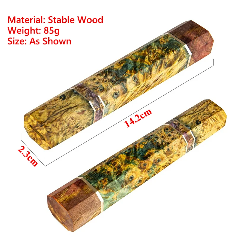 Professional DIY Wood Knife Handle Restaurant Kitchen Japanese Santoku Slicing Carving Knife Handle Replace Accessories image 6