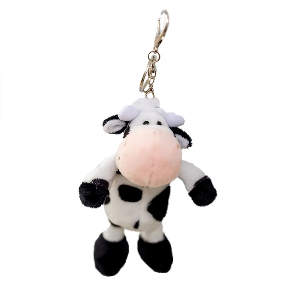 

1Pcs Cow Shaped Hanging Pendant Bag Charm Decoration Soft Stuffed Animal Festival Gift Cow Pendant