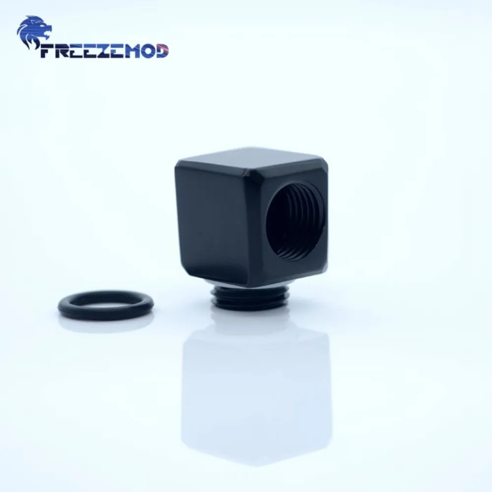 Squar 90 Degree Elbow Fitting Cube Elbow Adapter 90 Angle Double Internal G1/4 Thread MOD Computer Water Cooler Cuboid