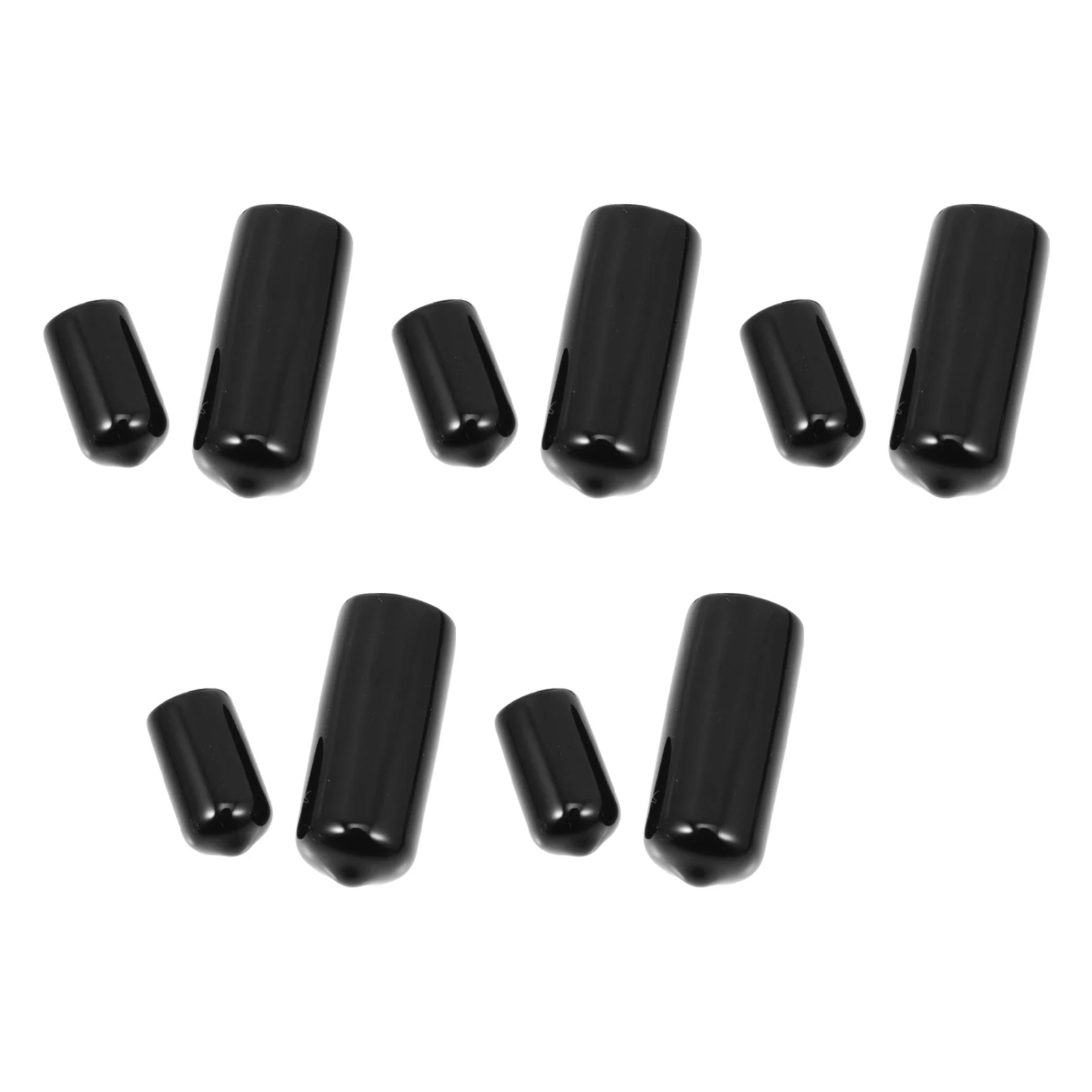 

10Pcs Rubber Pool Cue Tip Covers Billiards Head Protectors Snooker Pool Repair Kit Easy Installation Cue Tip Shaper