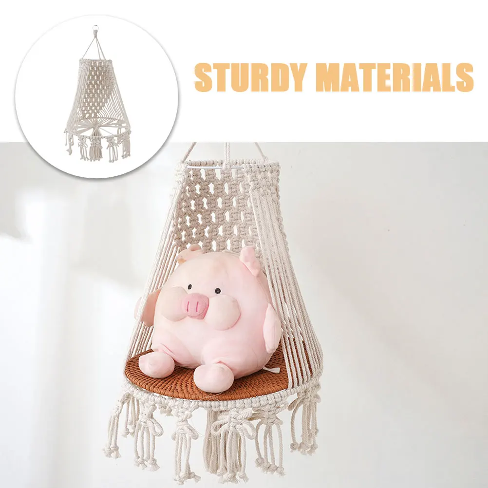 

Вешалка для растений макраме, подвесной держатель для цветов, внутренняя и уличная веревка, настенное крепление, цветочный горшок, корзина для хранения, подвесной держатель для растений