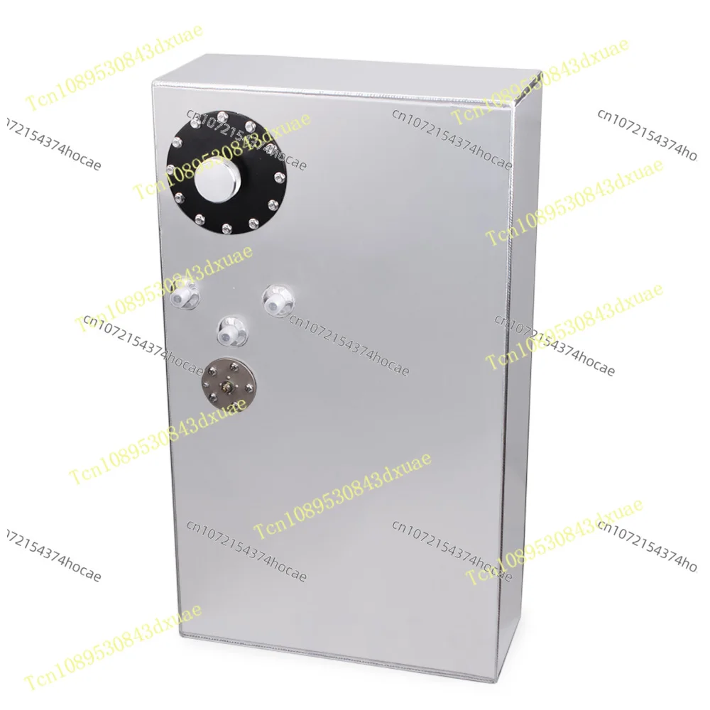 Universal high-quality aluminum 68L fuel tank mirror polished fuel cell with cover and sensor inside