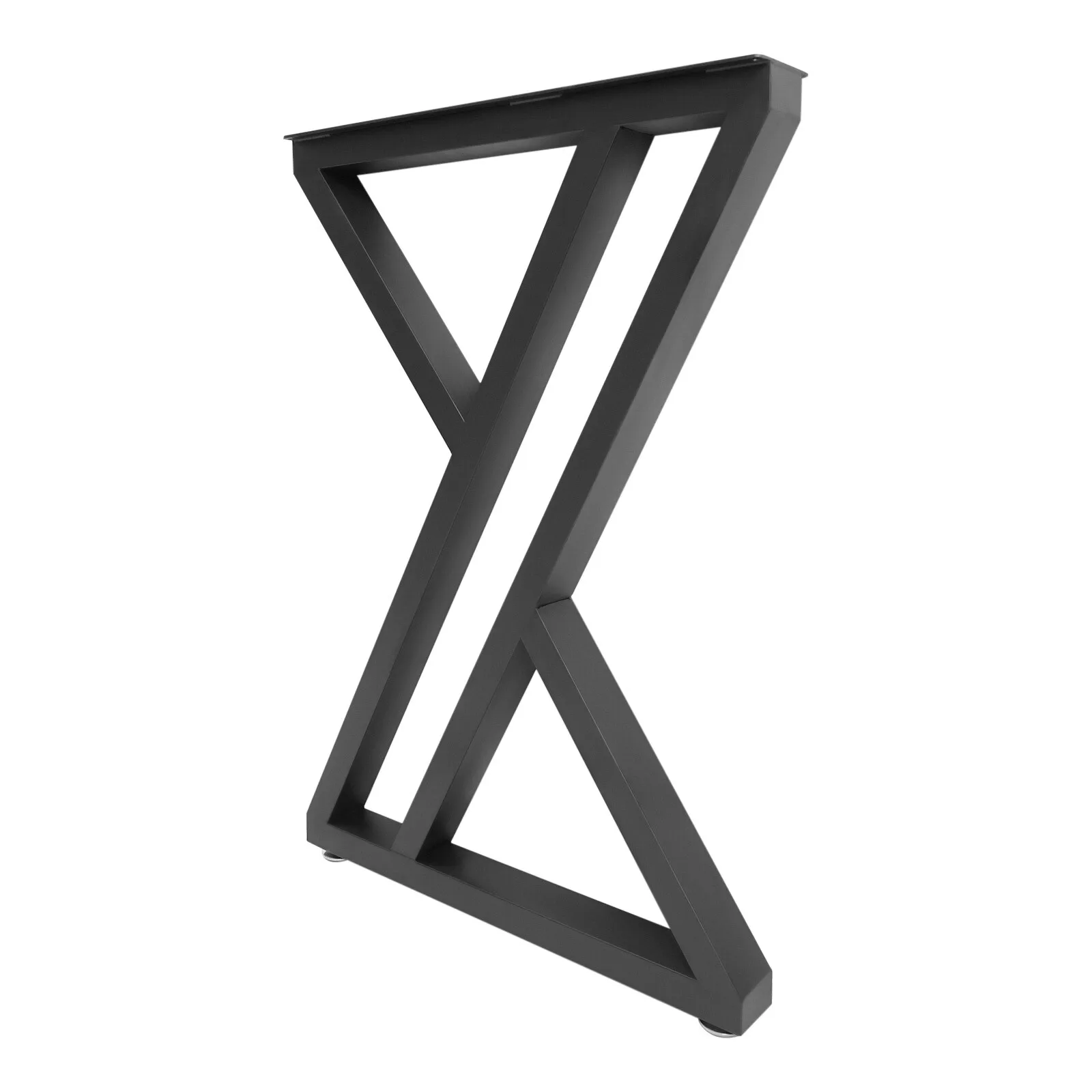 모던, 산업용 검정 철제, 고무 금속 가구 다리, 산업용 금속 테이블 다리, 검정색 가구 다리