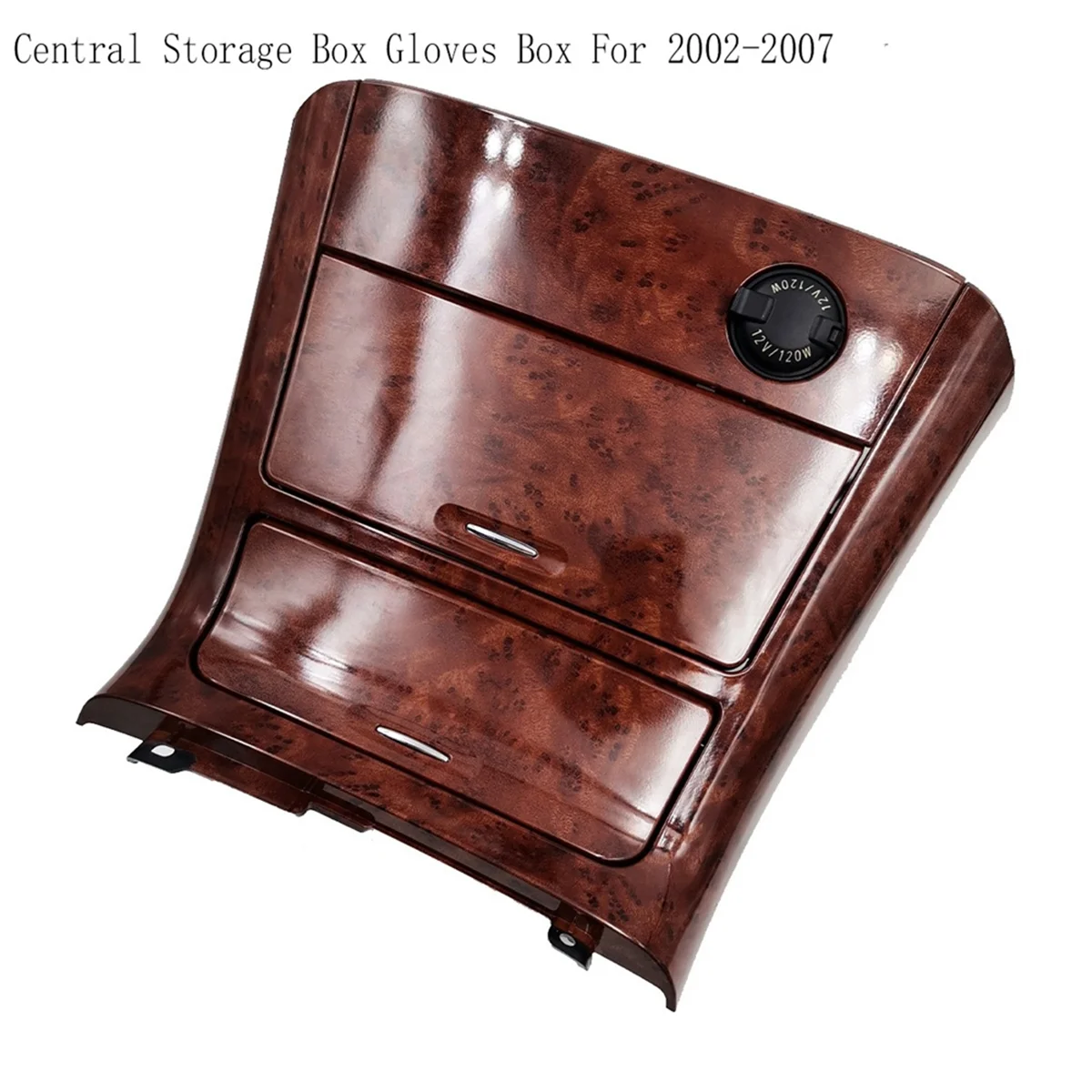 

A02Q-Car Central Storage Box Gloves Box for Toyota Camry 2002-2007 Armrest Storage Box Peach Wood Color