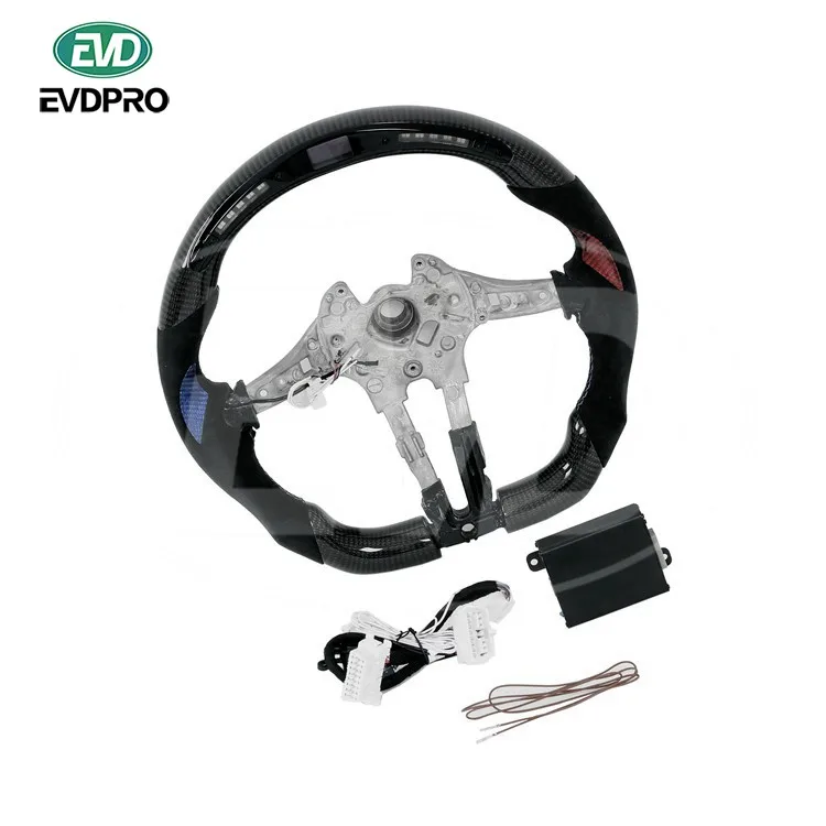 

CARBON FIBER STEERING WHEEL WITH LED for 2011-2016 BMW 6 SERIES 650