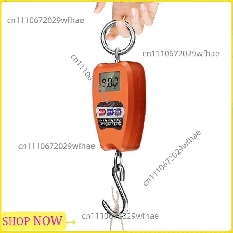 Scale Weighing Especial Mini Crane  Digital Industrial Hanging Scale 200Kg/441Lb Heavy Duty Hanging Hook Scales
