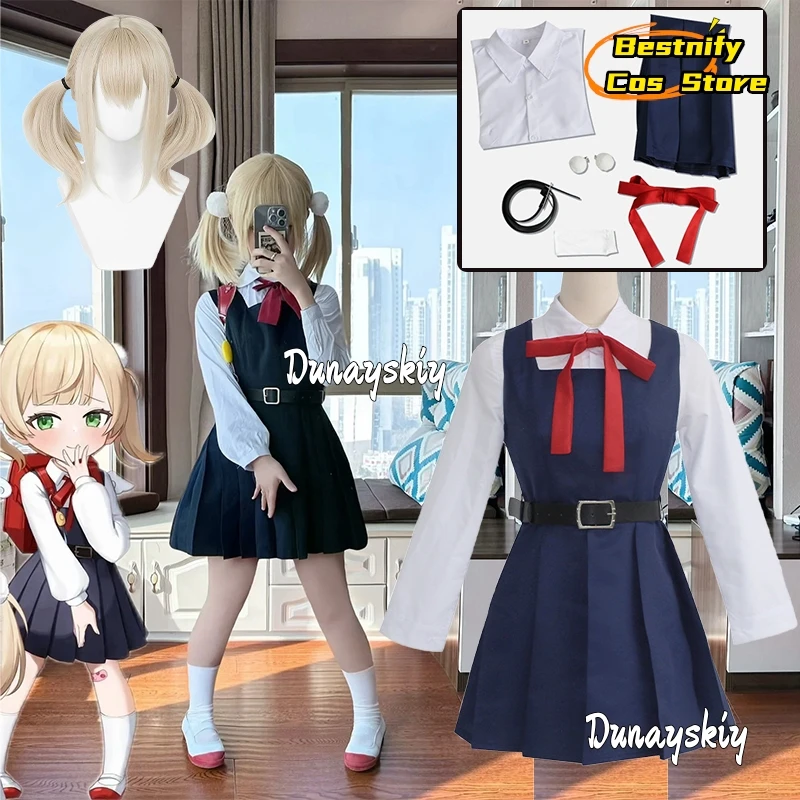 Shigure Ui Cosplay Kostüm Mitaka Asa Cos Kleidung Perücke JK Mädchen Schuluniform Nette Kawaii Kleid XS-XXXL Outfits Für Anime Party