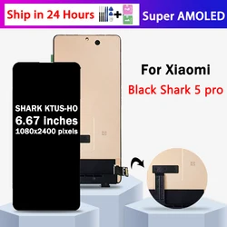 SHARK KTUS-H0 Premium Lcd For Xiaomi Black Shark 5 Pro Display Touch Screen Digitizer Panel Assembly Lcd Screen With Frame