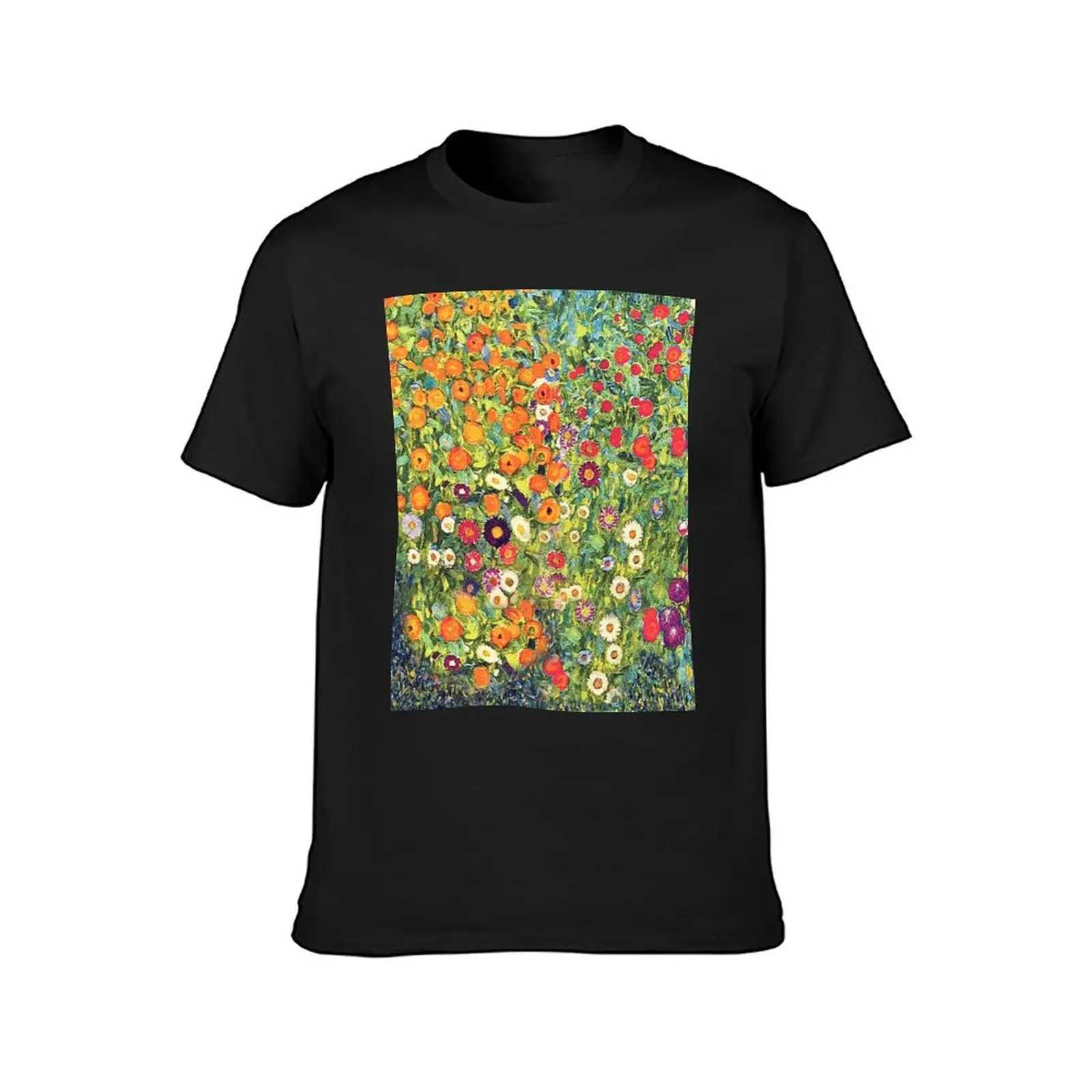 Flower Garden by Gustav Klimt (seamless pattern version) T-Shirt hippie clothes for a boy oversized customs mens t shirts pack