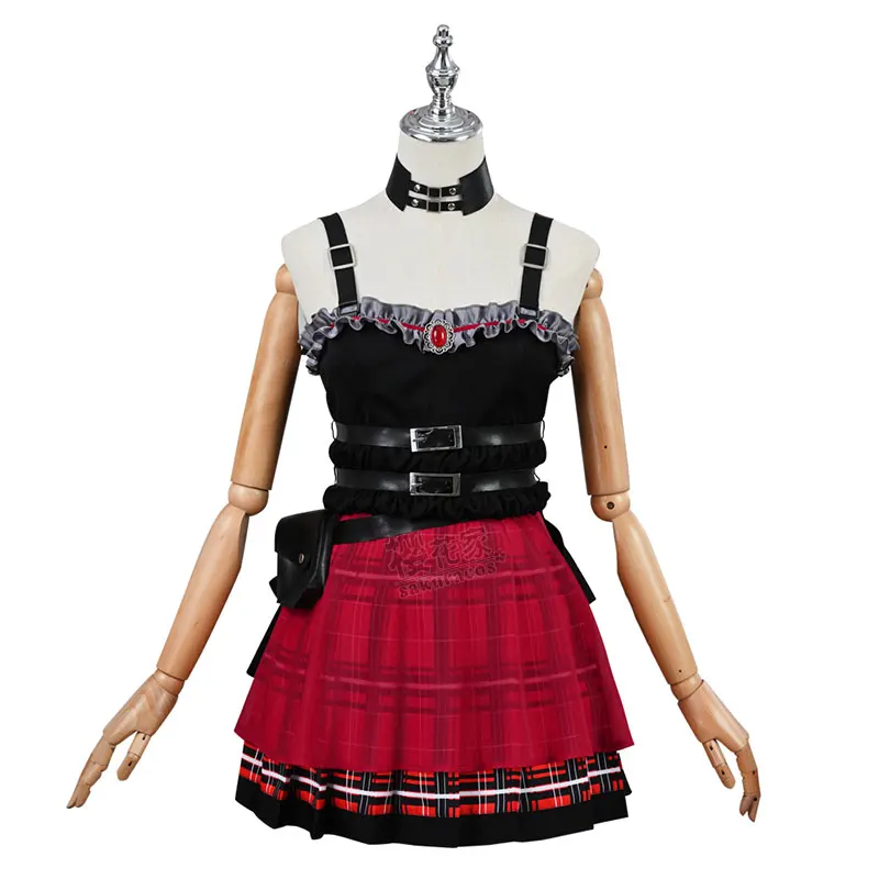 COS-KiKi อะนิเมะเลิฟไลฟ์ อควอร์ส ทสึมิ โยชิโกะ/โอฮาระ มาริ/ซากุระอุจิ ริโกะ ชูติ้งสตาร์ วอร์ริเออร์ เอสเจคอสเพลย์เครื่องแต่งกายผู้หญิง