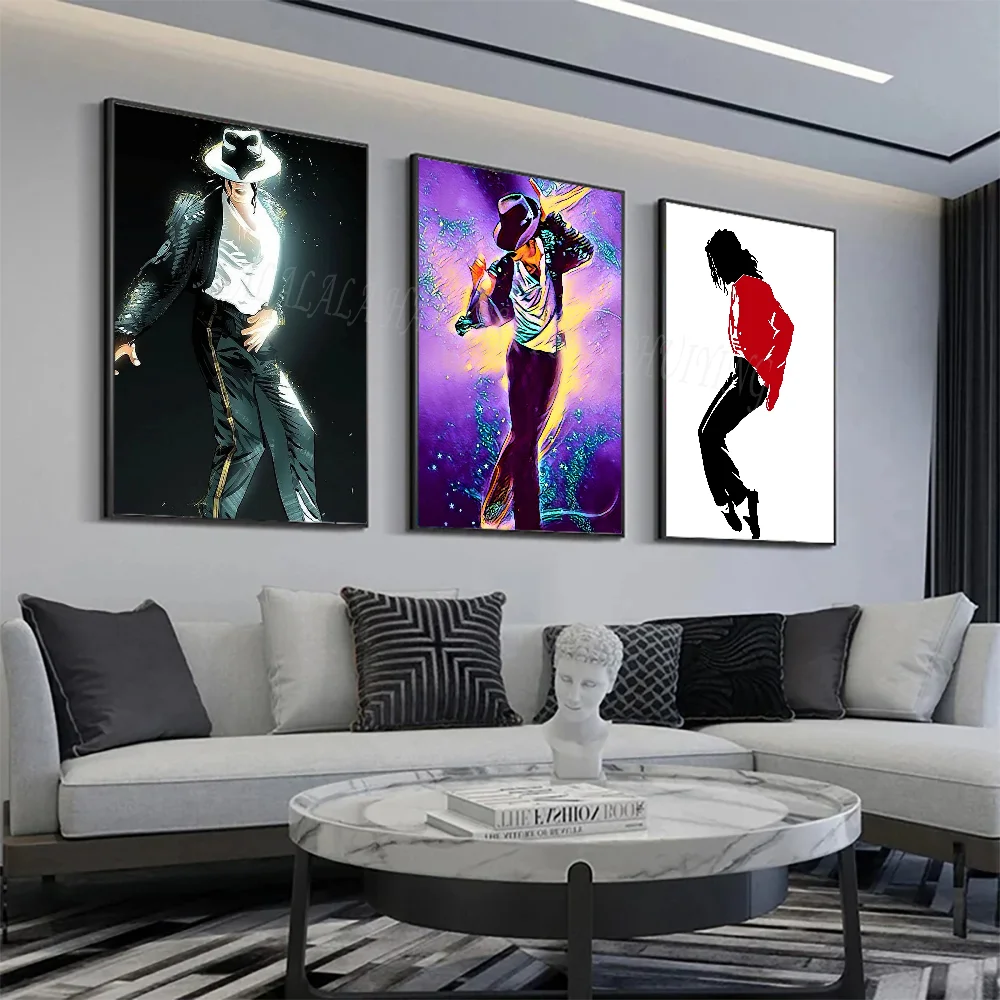 M-Michael J-Jackson Poster Wall Art Home Decor Room Decor Digital Painting Living Room Restaurant Kitchen Art