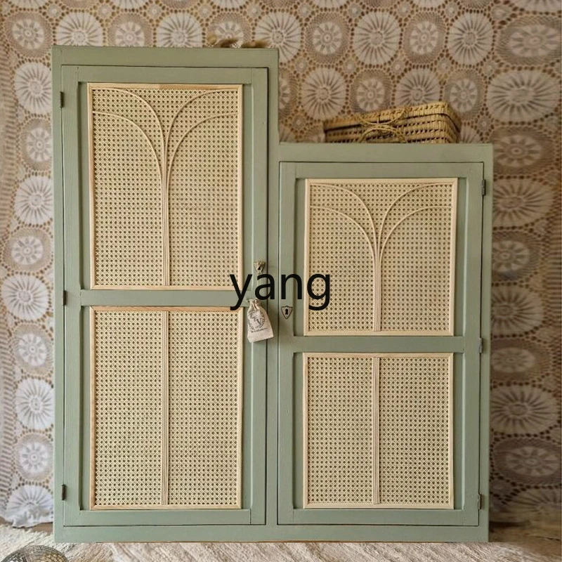 

YHM solid wood shoe cabinet multi-functional entrance locker