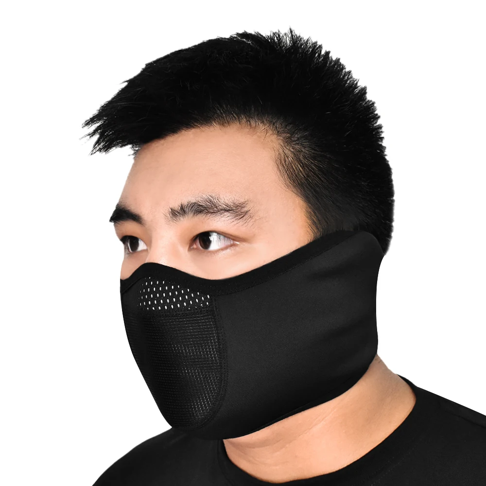 WOSAWE Winter Balaclava Fleece Warmer Cycling Face Mask Breathable Half Ski Mask Scarf Motorbike Motorcycle Bicycle Biker Mask