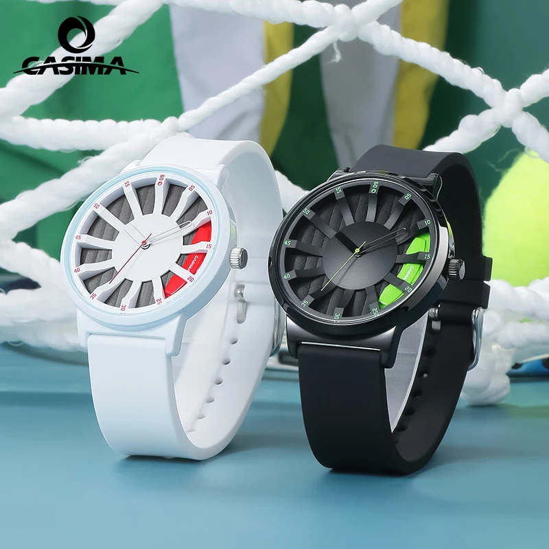 CASIMA Silicone Strap Sports Watches, Students Watches Couple Watches Quartz Movement, Waterproof, Model CS2151-1035