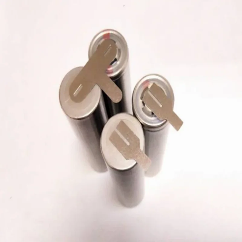 100PCS 18650Y type connector SPCC nickel plated lithium battery shaped nickel strip nickel plate T-type