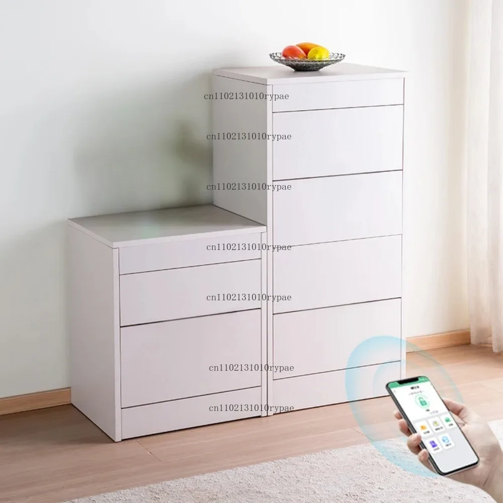 Laminated hidden compartment chest locker drawer storage cabinet living room