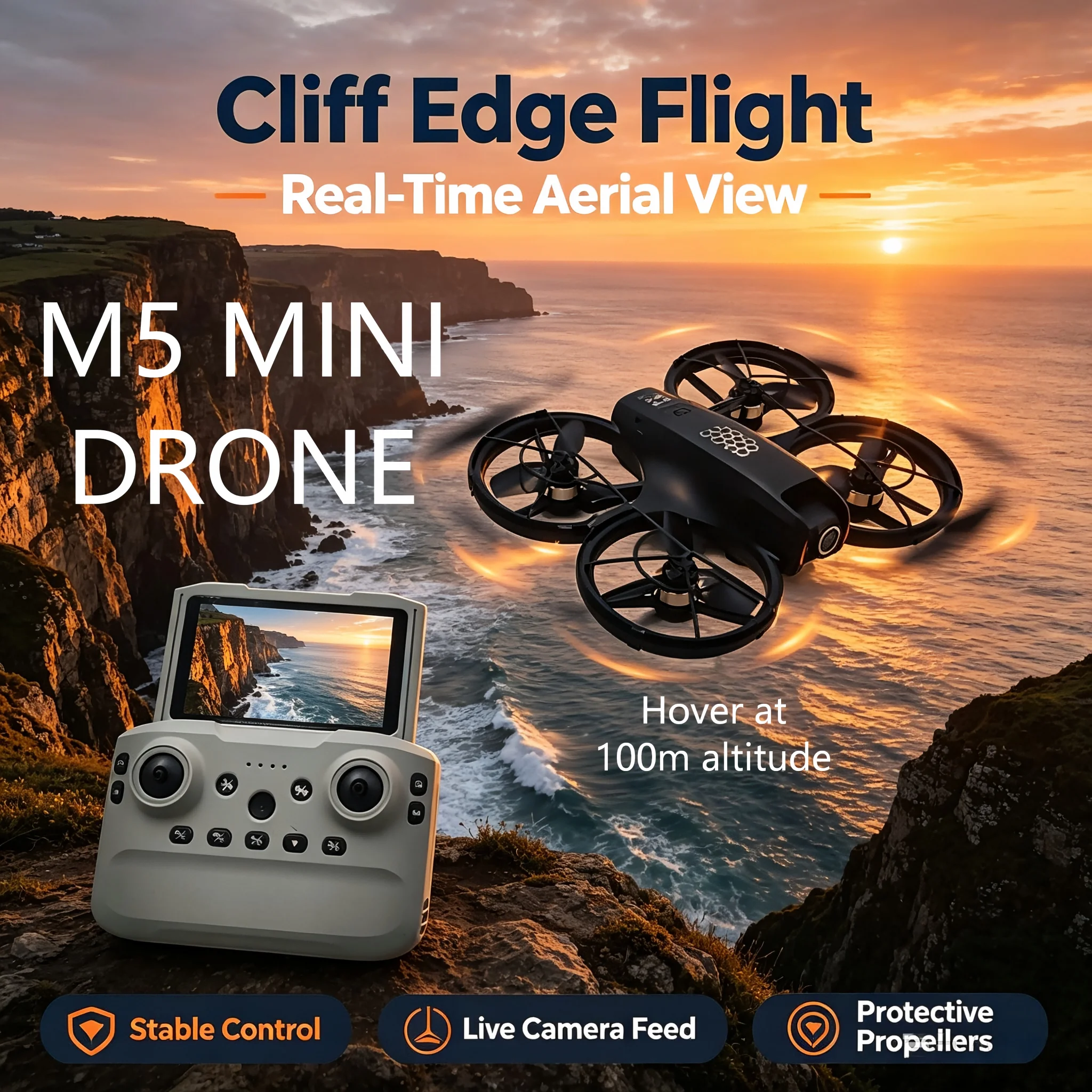 new-m5-drone-8k-aerial-hd-dual-camera-gps-fpv-mode-brushless-motor-optical-flow-hovering-flexible-screen-remote-control-drone