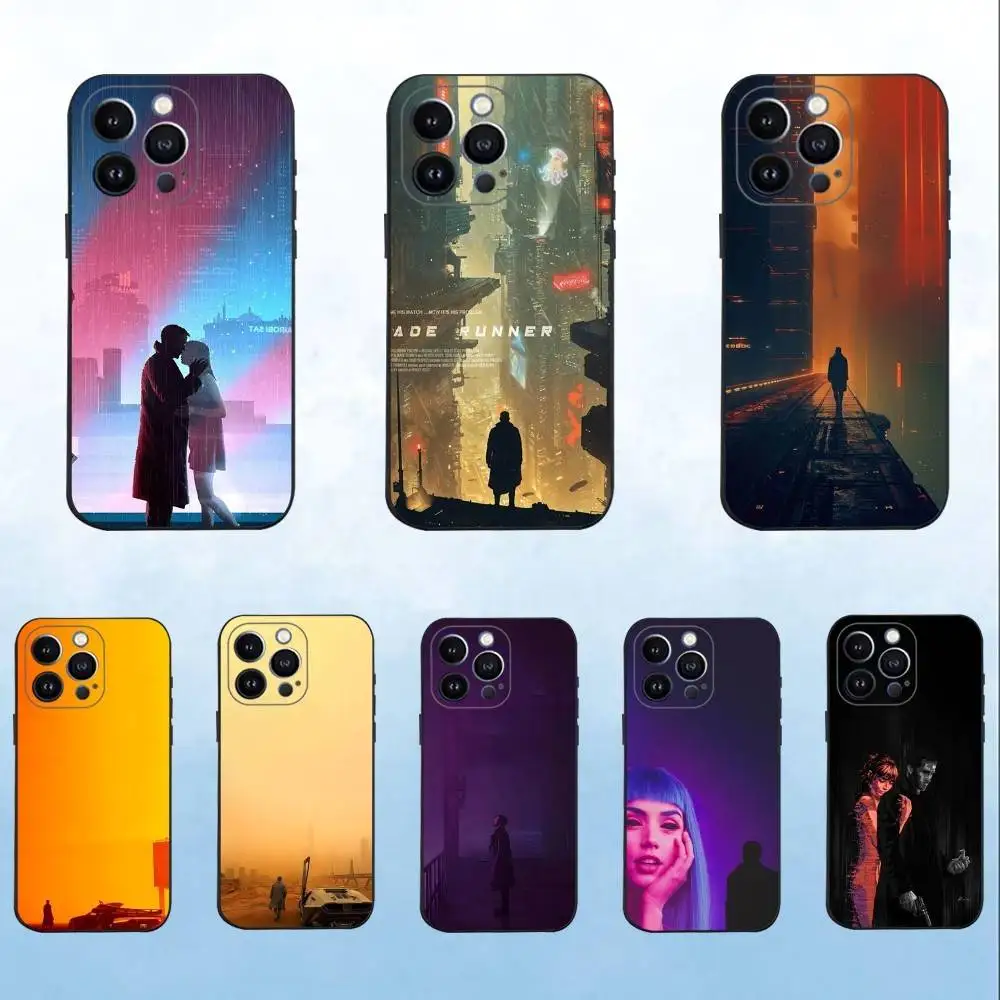 

B-Blade R-Runner 2049 Phone Case For iPhone 16,15,14,13,12,11 Plus,Pro Max,XS,X,XR,SE,Mini,8,7,Soft Silicone Black Cover