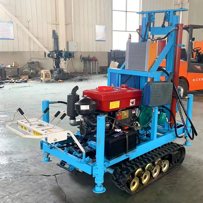 Système hydraulique personnalisé pour machine de forage de puits, offrant une vitesse constante, capacité de 150 m, 25 CV, économique.
