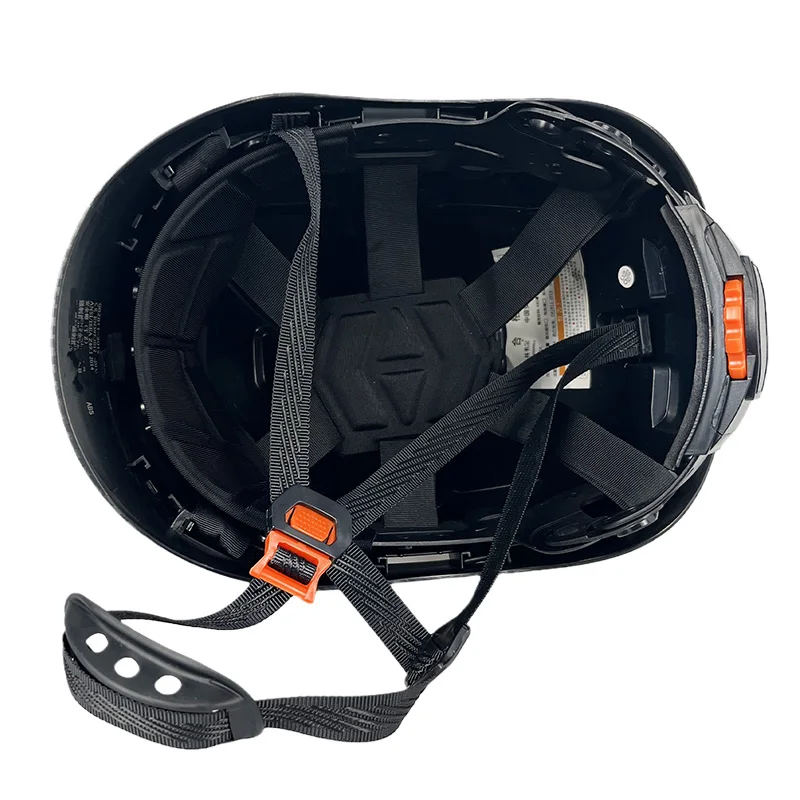 Imagem -03 - Carbon Fiber Pattern Capacete de Segurança para Engenheiro Abs Hard Hat para Homens Ventilado Industrial Work Head Protection For Rescue ce