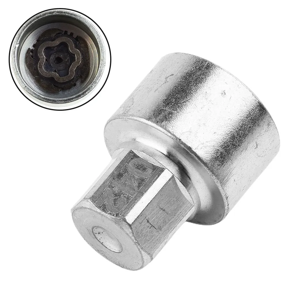 Car Tire Wheel Lock Lugnut Anti-theft Screw Nut Bolt #42 Removal Key Socket For BMW 1 3 4 5 6 7 Series