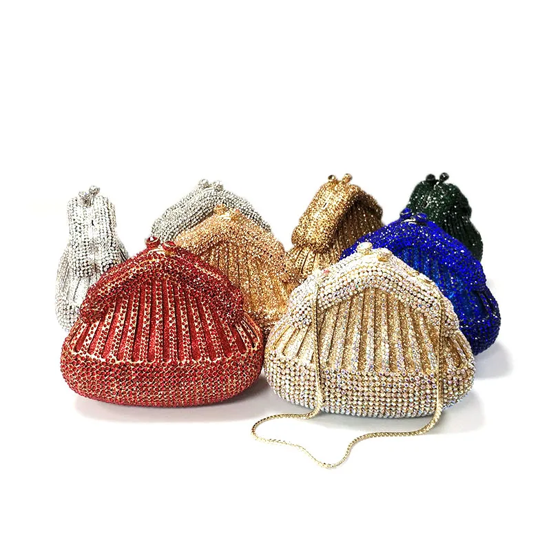 

Luxury clutches women evening party bag diamonds luxury crystal wallet crystal clutches bridal wedding party small purses