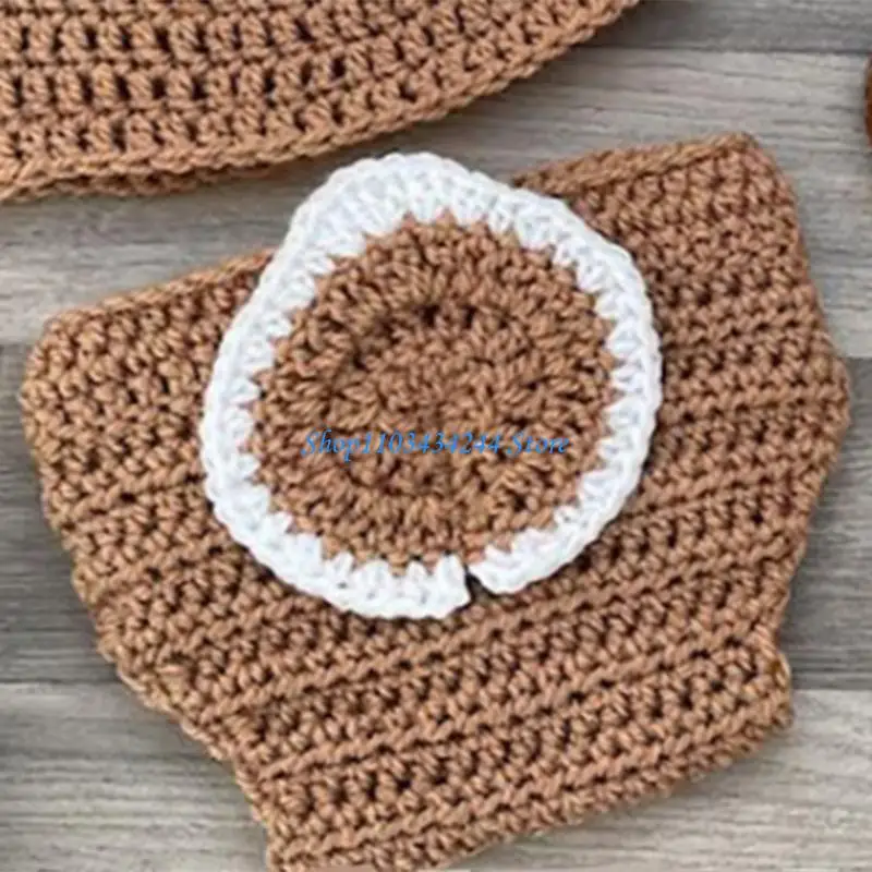 

Костюм для детской фотографии, одежда, вязаная шапка и комбинезон, реквизит для фотосессии новорожденных, одежда для фотосессии