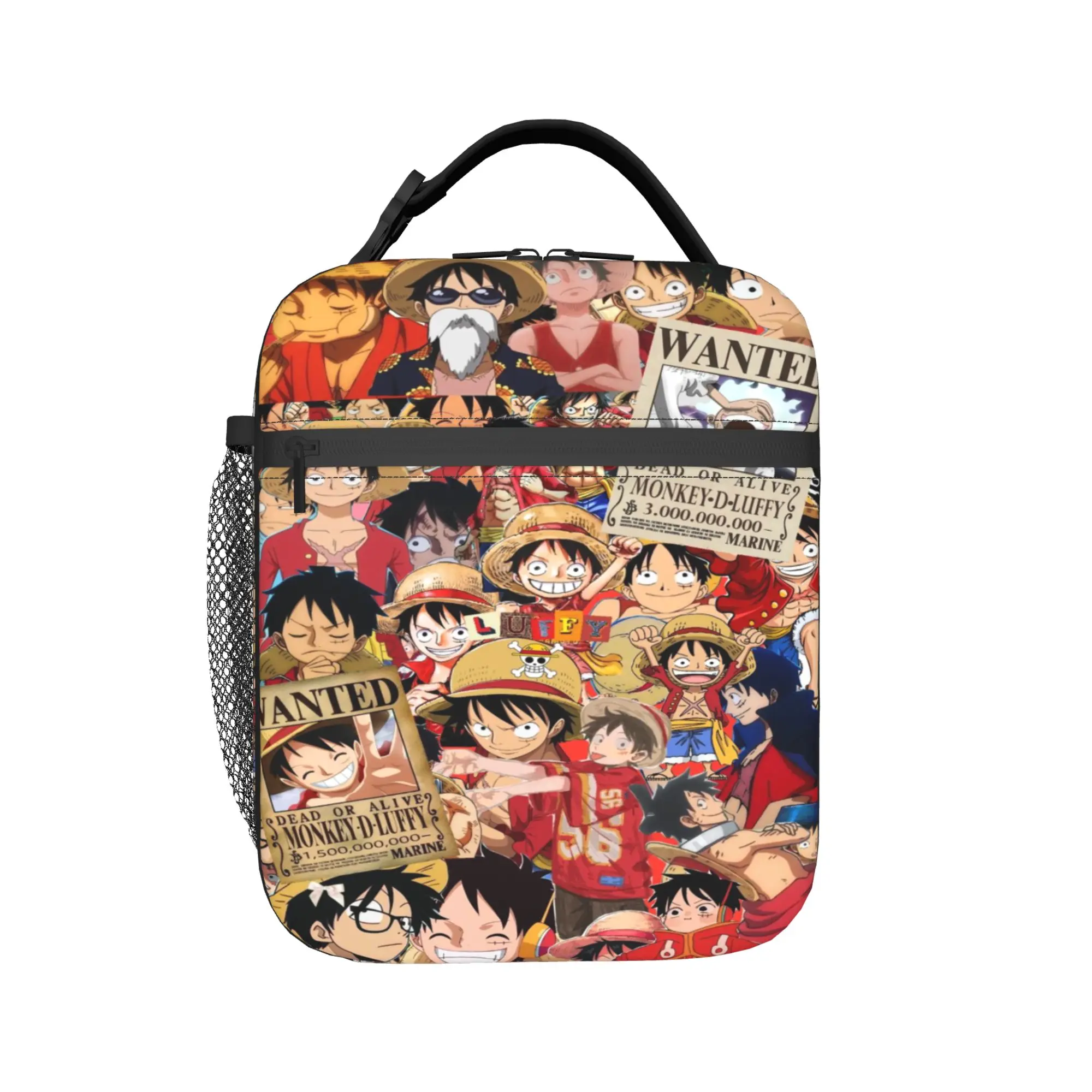 

luffys o-one-piece-e zoro Accessories Insulated Lunch Tote Bag For Picnic Food Storage Bag Portable Cooler Thermal Lunch Boxes