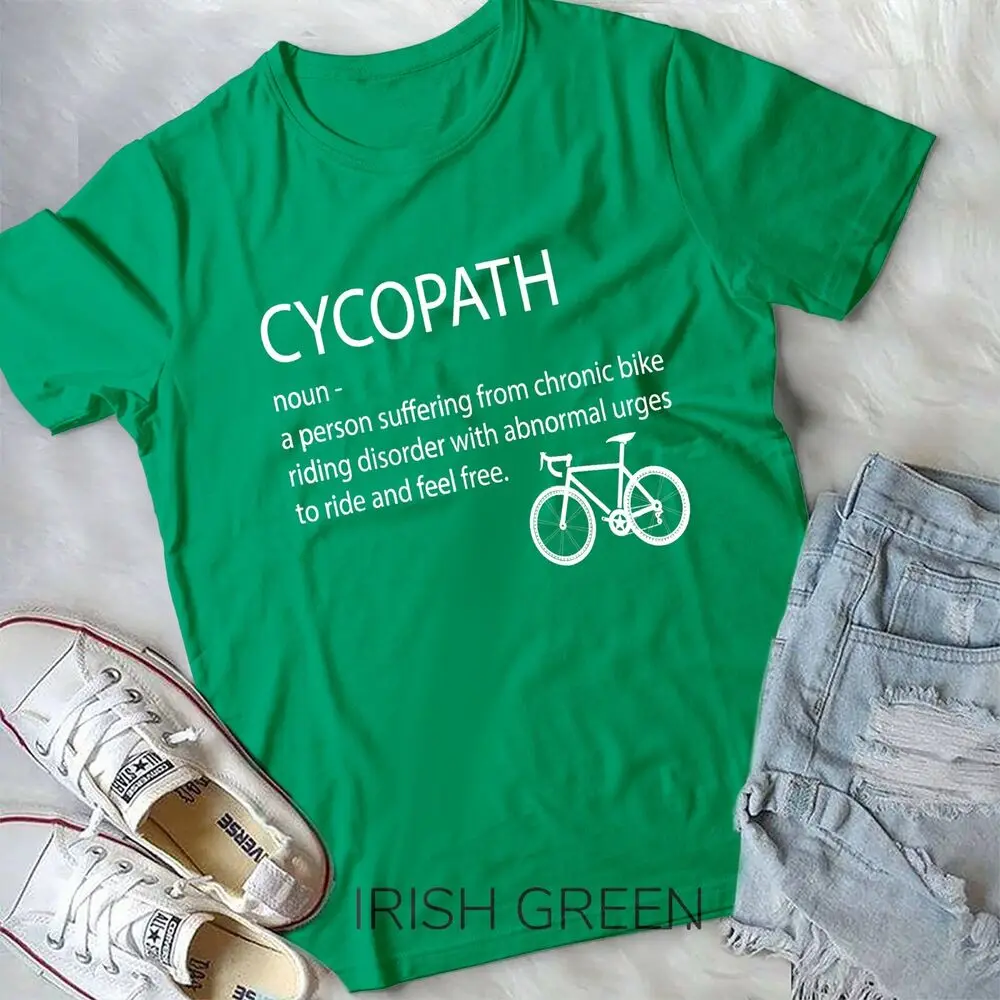 Cycopath Shirt Funny Bicycle Cyclist T-shirt Humor Unisex T-shirt